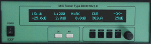 Image: BK3010V2 Mic Tester Front